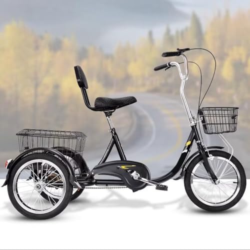 Triciclo Paseo 16" con Cesta, para Adultos y Mayores miniatura 1