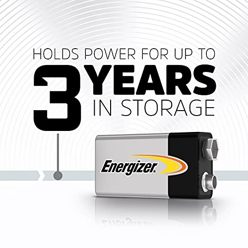 Energizer Alkaline Power - 9V Battery (8 Pack) - Nine Volt Block Batteries - Fire Alarms, Smoke Detectors, Radios, Toys - 100% Recyclable Plastic Free Packaging [Amazon Exclusive] - Image 4