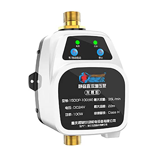 Bomba De Refuerzo Control Inteligente, Calentador De Agua Bomba De Agua Presurizada, Modo Ultra Silencioso Automático Portátil, Adecuado Para Varias Presurizaciones De Tuberías De 15 Mm, 100 (w)
