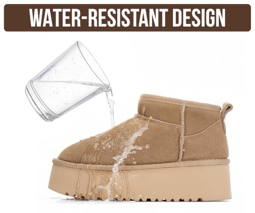 Image of Project Cloud 100% Genuine Leather Platform Ankle Boots for Women