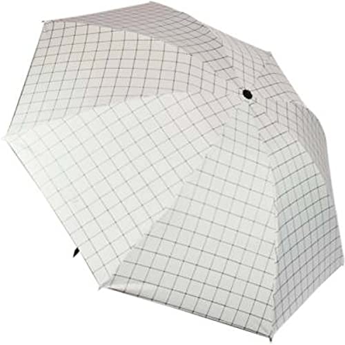 Image of KEKEMI 3 Fold Plain Pipine Umbrella for Men & Women