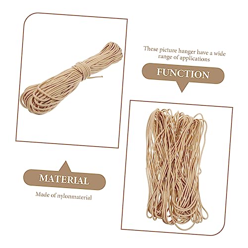 Image of 1 Roll Picture Hanger DIY Cord Photo Frame Hanging Rope Nylon Material Easy Install Wide Applications