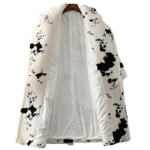 RomanticDesign Women's Cozy Faux Fur Jacket Coat Long Fluffy Plush Outerwear Winter Warm Casual Cardigan3