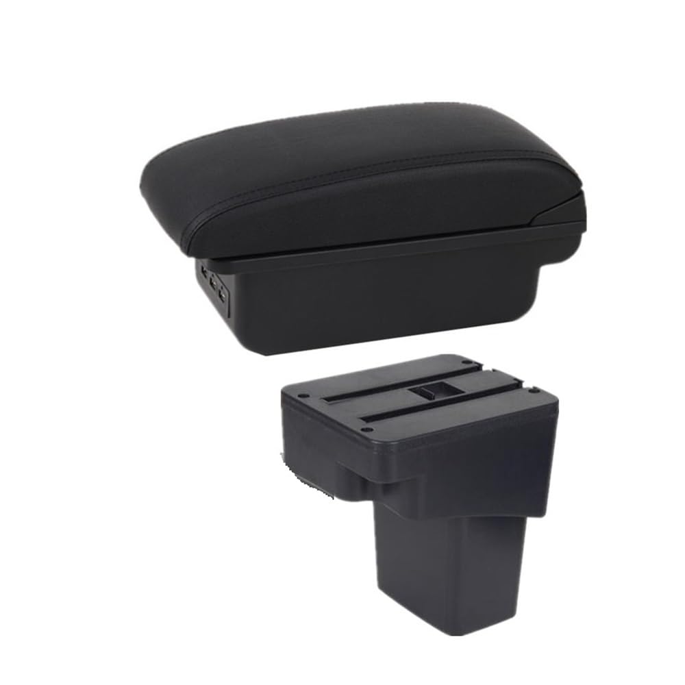 Yulegudi B1 Black Line 3Usb Car Armrests For Hyundai For Accent Rb Solaris Verna