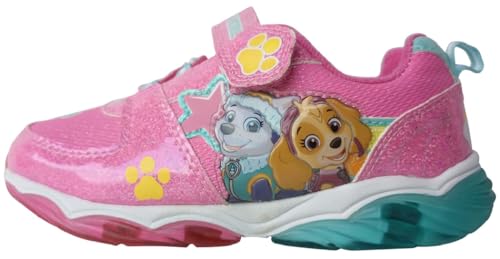 Nickelodeon Girl's Paw Patrol Skye and Everest Light Up Sneakers2