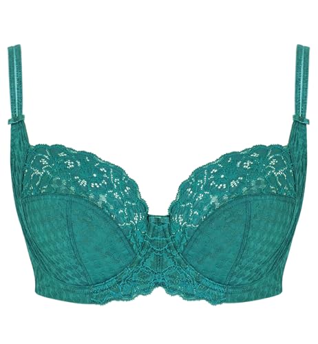 Image of Panache Women's Envy Underwire Balcony Stretch Lace Bra | Full Coverage, Supportive Lift & Comfort for Large Bust