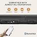 Wohome 2 in 1 Detachable Sound bar with Subwoofers, 4.1 Channel Bluetooth Sound Bar for Smart TV, Home Theater Surround Sound System, Optical,HDMI-ARC, USB Input, Bass Adjust, Remote/Button Control