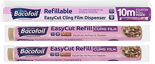 Bacofoil Easycut Cling Film Dispenser with 10m...