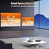 [Short Throw/1200ANSI/Built in Apps] Projector 4K with WiFi and Bluetooth, TOF Auto Focus Keystone Smart Projector for Dolby Audio Home Theater Movie, Kogata Outdoor Projector Portable Ceiling