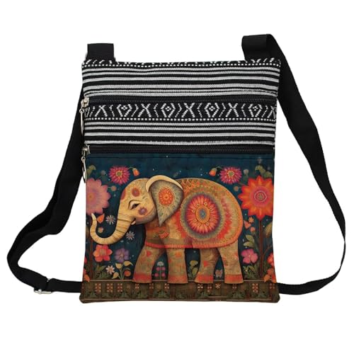 Animal Crossbody Handbag Elephant Wolf Horse Squirrel Panda Cattle Butterfly Owl Frog Capybara Present for Woman