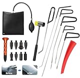 Dent-Removal-Tools Paintless Dent Repair Rods,Dent Removal Rods Tools Kit for Hail Damage, Door Dings and Car Dents