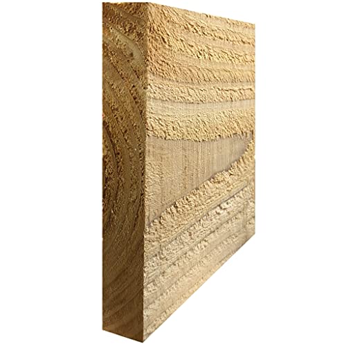 Homegrown Cedar Rough Sawn Timber Cladding 150mm x 22mm (6"x1") 3m Quality Timber Boards (20, 3.0m)