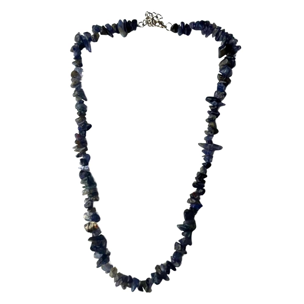 VIE Gemstone Chips Necklace, Iolite