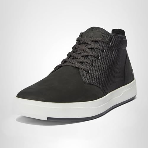 Timberland Men's Davis Square Chukka Shoes, Black, 11 Medium