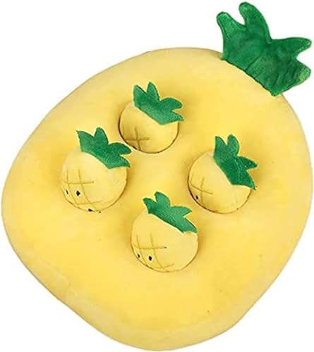 Fiegcit ノーズワーク イチゴ狩り ペット おもちゃ にんじん キノコ ノーズワーク おやつ隠し 訓練毛布 ペット 犬 分離不安 ストレス解消 集中力向上/嗅覚訓練 おもちゃ 運動不足 食いすぎる対策 噛む 知育 餌隠し丈夫 (22*22*5cm,パ