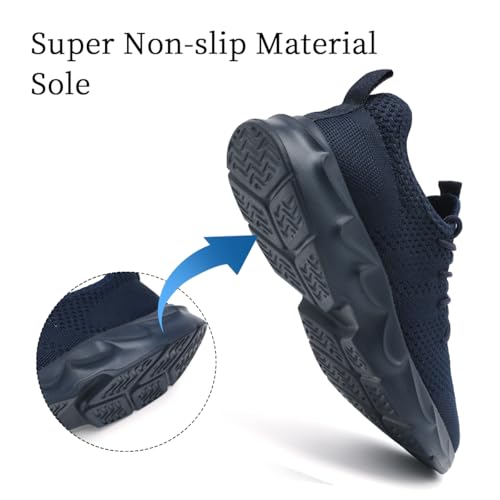 Image of Womens Walking Shoes Slip on Running Tennis Sneakers Non Slip Workout Athletic Gym Sports Breathable Mesh Lightweight Comfortable Fashion Casual Soft Sole