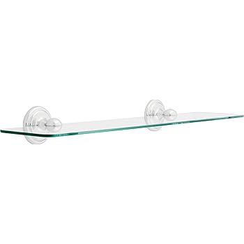 Franklin Brass Bathroom Accessories 9065pc Jamestown Bath Hardware Accessory 24 Inch Glass Shelf Mounted Bathroom Shelves Amazon Com