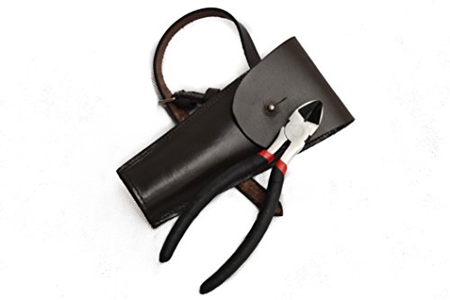 John Shooter England Coupe fil et support en cuir marron robuste Cover