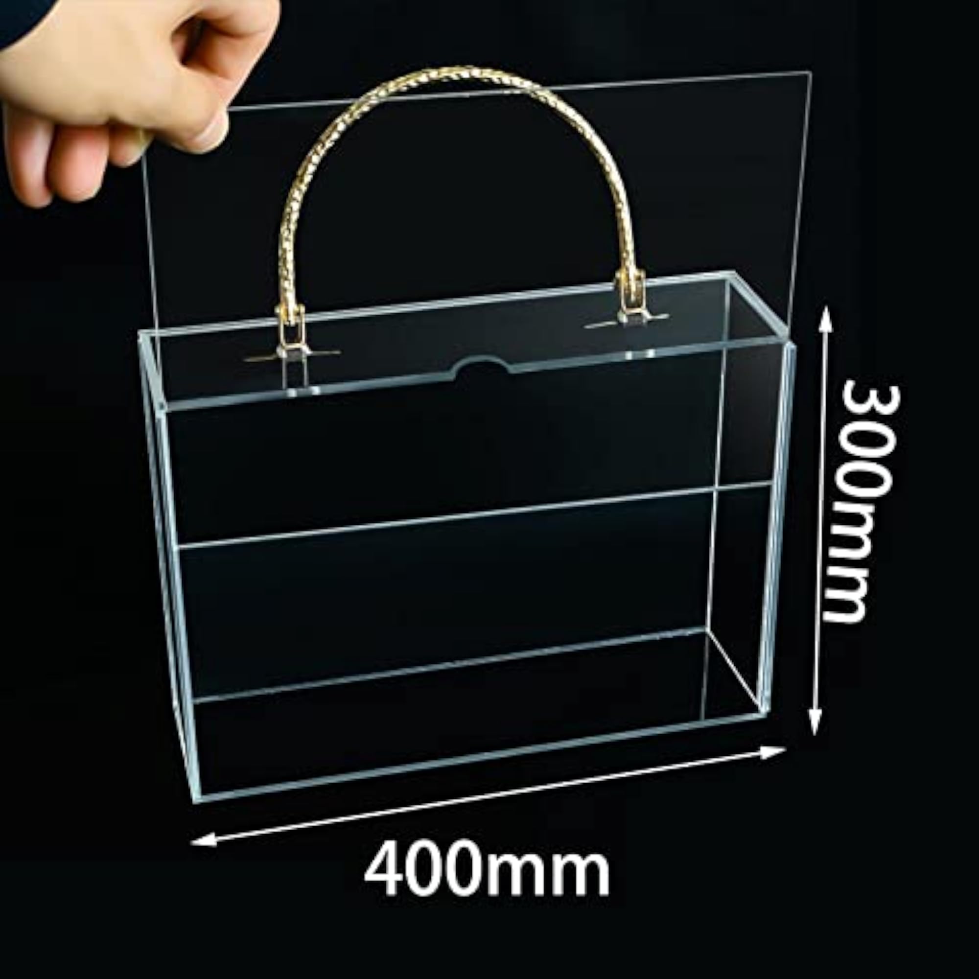 Clear Acrylic Flower Box for Clothes
