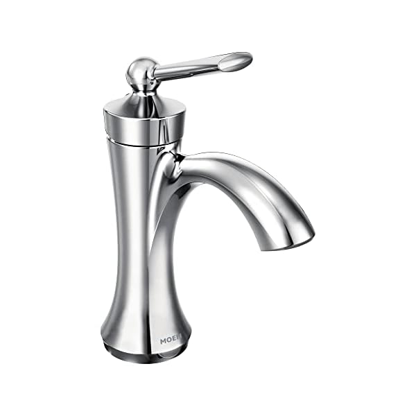   Moen-Wynford-Chrome-One-Handle-High-Arc-Bathroom-Faucet-with-Drain-Assembly-for-One-or-Three-Hole-Setups-4500