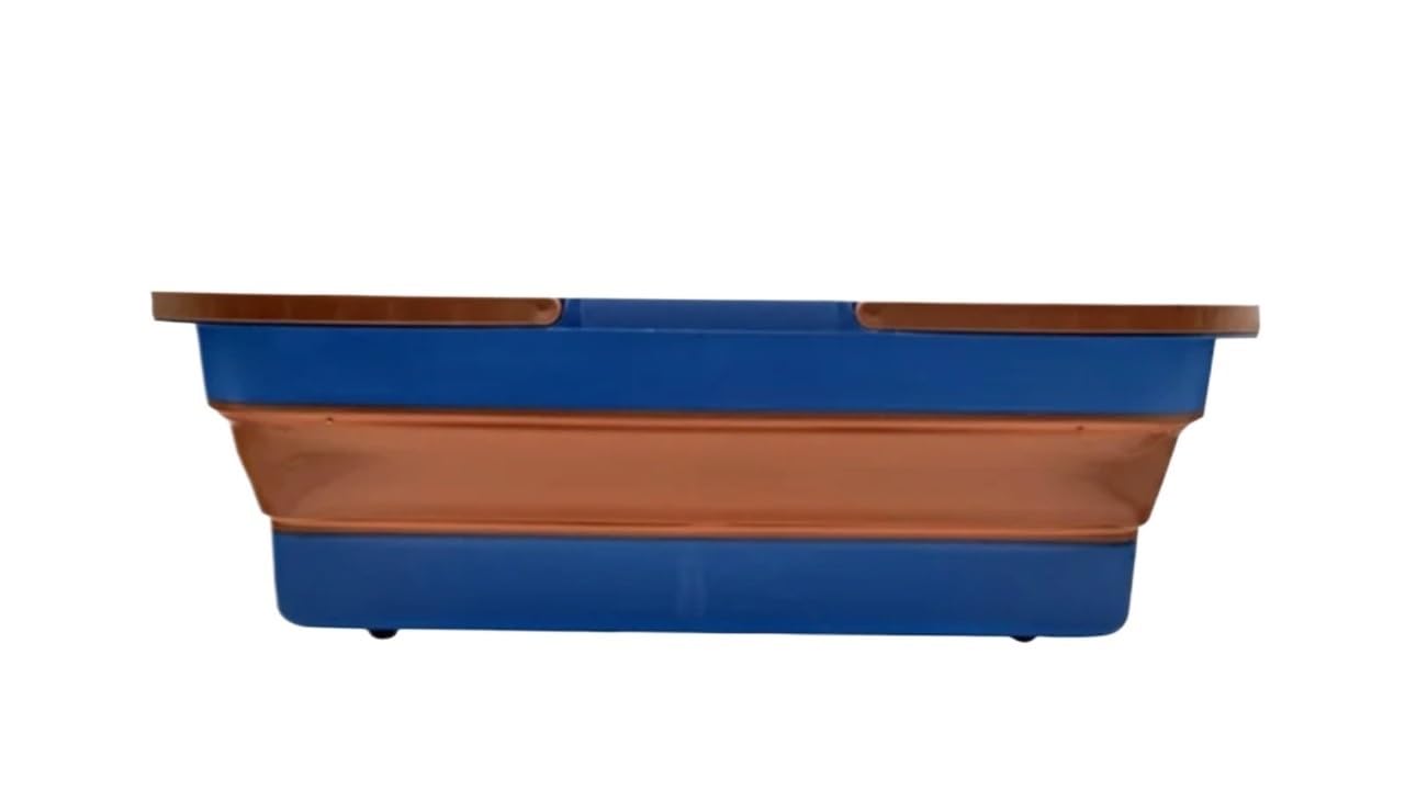 1 pièces Seau Pliant Silicone de vadrouille Pliable ménage Nettoyage évier Lavage Bassin d'eau en Plein air Voyage Camping Grande capacité pêche pour Les Voyages La Randonnée