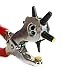 Produktbild S&R Revolverlochzange, MADE IN GERMANY, Lochzange mit 6 auswechselbaren Lochpfeifen 2-2,5-3 - 3,5-4 -5 mm Gürtellochzange Stanzzange