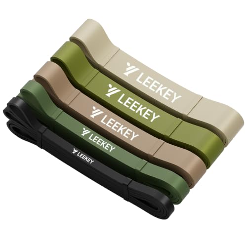 LEEKEY Resistance Bands Set, Exercise Workout Pull Up Bands for Working Out