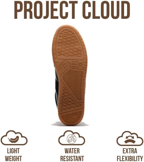 Project Cloud Leather Shoes for Men - Memory Foam Insole Non-Slip Casual Mens Shoes Sneakers - Lightweight Eco-Friendly Leather Fashion Sneakers (Jake) - Image 5