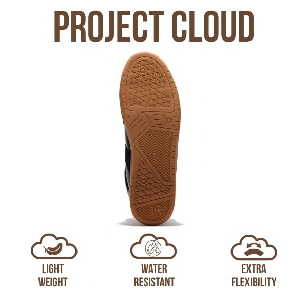 Image of Project Cloud Mens Sneakers - Eco-Crafted Leather Memory Foam Insole Dress Shoes for Men Non Slip Laced-Up Water-Resistant Mens Casual Shoes - Dress Sneakers 2026