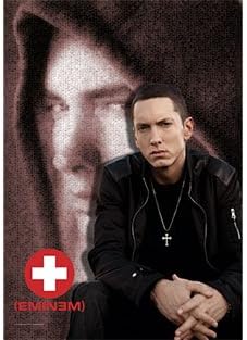 Masons Official Eminem - Red Cross Collage - Textile Poster (75Cm X 110Cm)