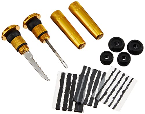 【日本正規品】 Muc-Off(マックオフ) 自転車 工具 チューブレスタイヤ パンク修理 STEALTH TUBELESS PUNCTURE PLUG マットゴールド 8.9cm