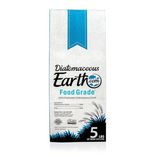 DiatomaceousEarth Food Grade Diatomaceous Earth – 5lb | 100% Organic, All-Natural Powder | Safe...