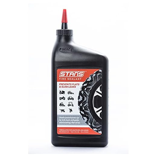 Stan’s Outdoor Tire Sealant, Flat-Tire Repair for Outdoor Utility Equipment like Trailers, Wheelbarrows, Handcarts, Golf Carts, and Tractor, 32 Ounces