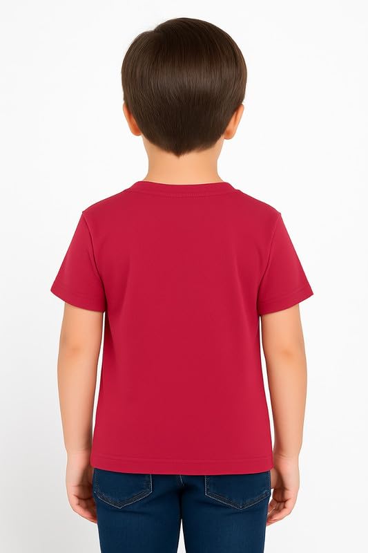 Image of Trendy Printed Cotton Blend Half Sleeve T-Shirt for Boys - Pack of 2