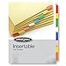 Wilson Jones Insertable Binder Tab Dividers, 8 Tab Multicolor (W54311A) - 24 packs of 8 sets