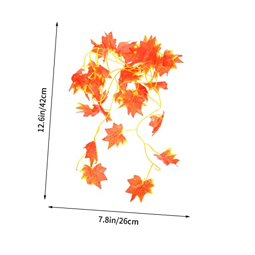 SUPVOX Reptile Habitat Decor Simulated Plant Leaves for Reptile Tank Climbing Terrarium Plant Vine Decor Adornments