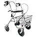 Produktbild Trendmobil Rollator mit Feststellbremse inkl. Korb, Gehstockhalterung und Tablett HMV 10.50.04.1147 (Blau)