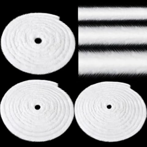 HunnmingRe Christmas Faux Fur Ribbon Trim Cover