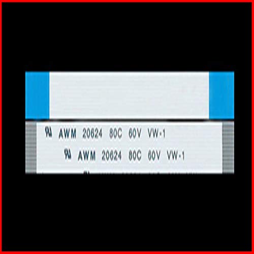 Gimax 100pcs 1.0mm-16P-100mm AWM 20624 100mm Length 1.0mm Pitch 16Pin Isotropy Flexible Flat Cable FFC/FPC Sixteen Pin