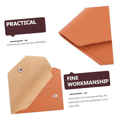 Slim Minimalist Pu Wallet for Women Portable Front Pocket Card Holder Coin Purse for Shopping Dating and Travel Korean Style Cash Organizer3