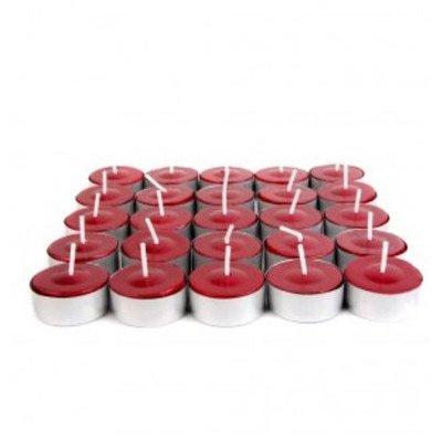 Zest Candle Metallic Tea Candles (50pcs/Pack)