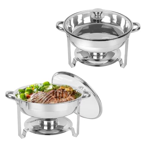 Plats à frire en acier inoxydable pour buffet de restauration et traiteur