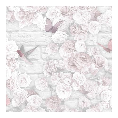 Superfresco Easy Pink Flower Wall Floral Wallpaper | Paste The Wall | Pink Floral | Eco-Friendly