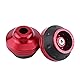 aqxreight - Slider Crash Protecter, CNC Aluminium Vorderradgabel Rad Rahmenschleifer Motorrad Absturzsicherung Roller Moped(rot)