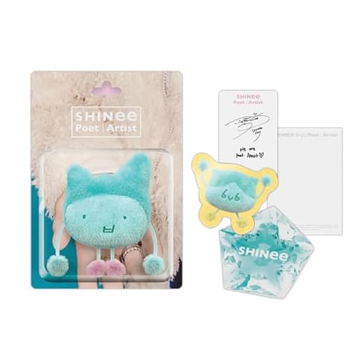 SHINee - Single Album [Poet I Artist] (THIRD BORN Ver.) Fluffy Shinee + Package + Music NFC Card + Mini Postcard + Sticker + Photo Card + 4 Extra Photocards