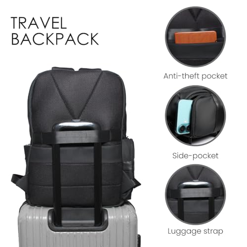 Image of Nordia Laptop Backpack - Sleek & Waterproof, Multi-Compartment Design, and Padded Straps for Work, School & Commute