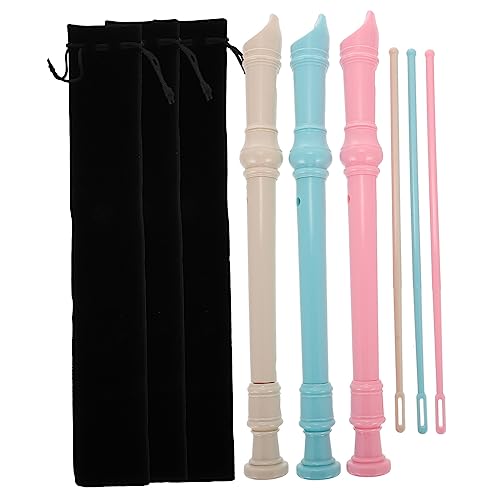 SUPVOX Beginner of Recorder 3pcs Kids Clarinet Professional Kids Wind Instrument Plastic Clarinet