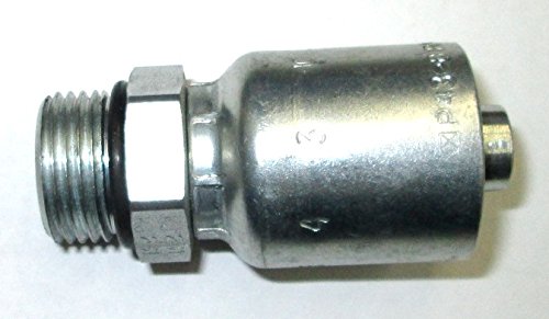 HF 10543-05-04 - Parker 10543-5-4 Fitting 1/4'' Hose X 5/16'' Male SAE Straight Thread with O-Ring - Rigid