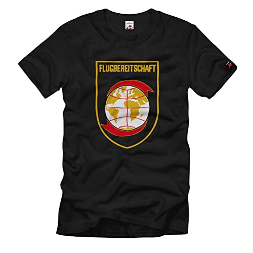 T-shirt armée allemande aviation noir 4XL en coton grande taille
