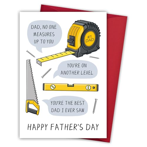 DONVON Fathers Day Card Gifts for Dad Husband from Daughter